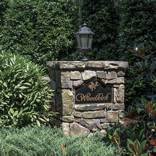 Subdivision entrance